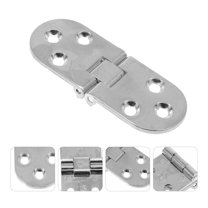 WHAMVOX  4 Pcs Door Hinge Hinges for Kitchen Cabinets Heavy Duty Silver