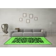 thumbnail image 3 of Ahgly Company Indoor Square Oriental Green Traditional Area Rugs, 7' Square, 3 of 4