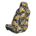 thumbnail image 2 of Wukai Excavator At Work Full Set Car Seat Covers with Soft Padding Universal Auto Front Seats Protector and Cushion Mat, 2 of 5