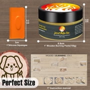 Wood Burning Paste, 4oz, Heat Activated Marker Paste for Wood Burning DIY Crafts & Drawing, Beginner Friendly