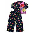 thumbnail image 2 of Angry Birds Girls Black Pajama Long Sleeve Top & Bottoms 2 Piece Sleep Set PJs 6, 2 of 2