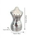thumbnail image 2 of Espejo de vidrio modelo femenino ornamento | Acento decorativo para el hogar | Base de espuma brillante con mosaico de baldosas de vidrio | Regalo único para fiestas, bodas, jardín, patio, 2 of 2
