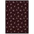 thumbnail image 2 of Joy Carpet Fitness Zone Burgundy 3'10" x 5'4", 2 of 2