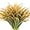 Yellow, variant on Asisol 6pcs Artificial Fall Fake Grass Plants Faux Greenery Plastic Plant Outdoor UV Resistant Shrubs for Garden Porch Window Box Home Decor (Yellow)