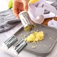 thumbnail image 4 of Rallador de queso rotatorio manual Rallador de queso multiusos Cortador de queso tres en uno, 4 of 5