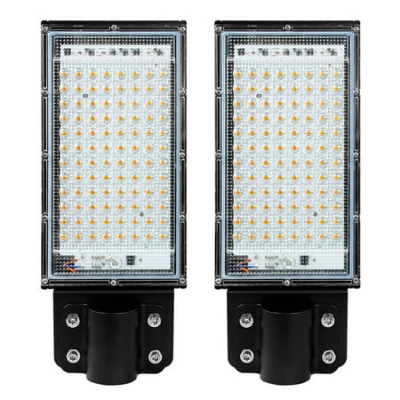 

2Pcs 100W LED Flood Light Street Lamp LED Waterproof Warm White