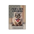 thumbnail image 2 of Freedom Paws Patriotic Ragdoll Vintage Memorial Day Travel Passport Wallet Cat Lover Kitten Owner Gifts Idea PU Leather Passport Holder Cover - 12006, 2 of 5