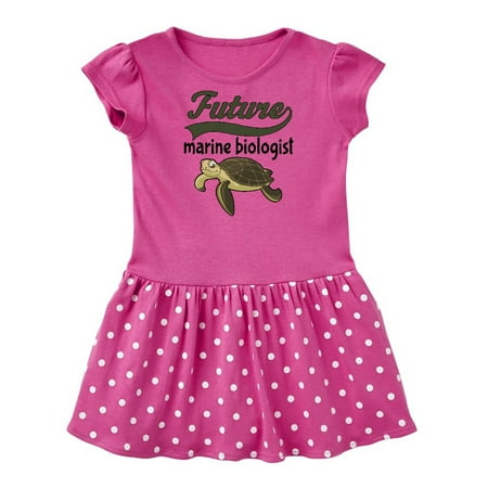 

Inktastic Future Marine Biologist Turtle Gift Baby Girl Dress