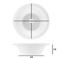 thumbnail image 3 of VeZee's Medium Weight White Disposable 12 oz. Plastic Soup Bowls 400CT, 3 of 5