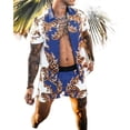 thumbnail image 1 of Conjunto Camisa Casual Para Hombre Conjunto Playa Hawaiana A, 1 of 3