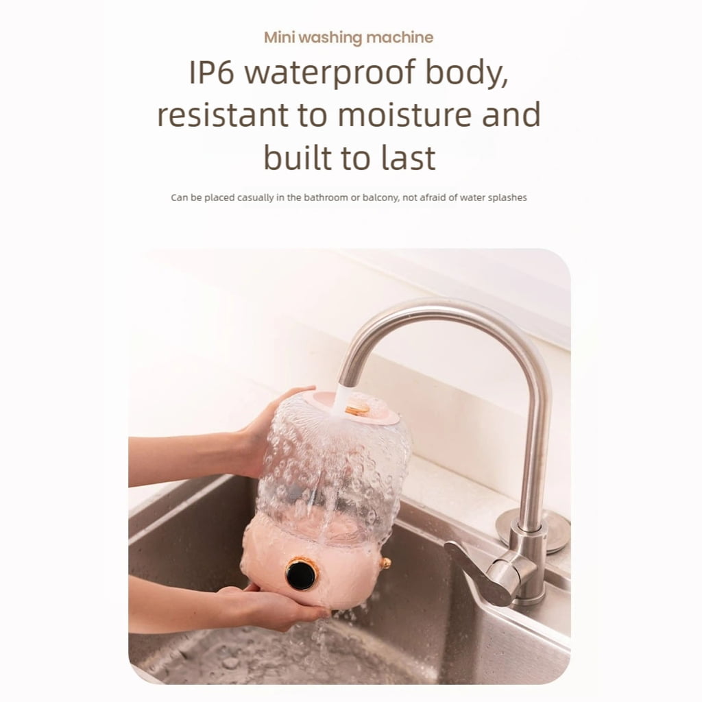2L Portable Wireless Mini Washer For Underwear Baby Clothes Cleaning