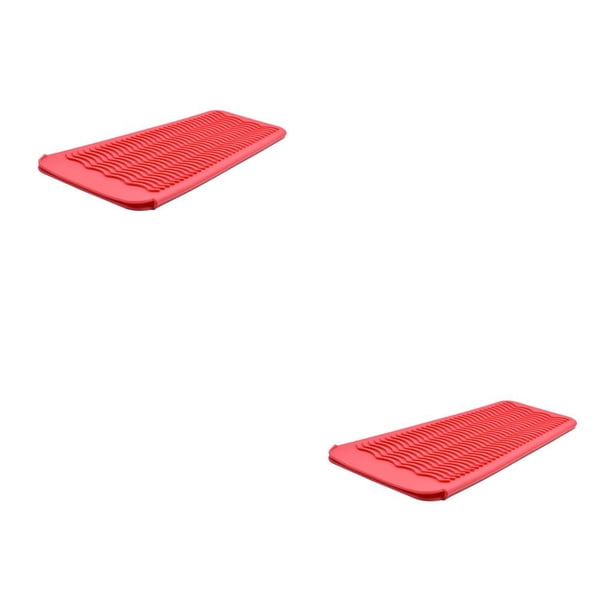 Naiovety Almohadilla resistente al calor Silicona Almacenamiento fácil Diseño antideslizante Soporte de hierro plano Herramientas de estilismo para el Type1 NO1 Naiovety CBP236861