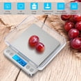 thumbnail image 4 of Báscula Digital De Precisión, Báscula Para Computadora Portátil, Con Pantalla Lcd Y 6 Unidades, Bandeja De Acero Inoxidable, Función De Tara, Para Cocina, Joyería, Café - 3 Kg X 0., 4 of 5