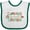 White and Green, variant on Inktastic Camping Cousins- Arrow Boys or Girls Baby Bib