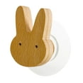 thumbnail image 2 of deevoka Wood Wall Hook Easy to Use Wall Mounted Robe Hook Coat Hook for Coat Cap Hat Bunny, 2 of 9