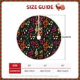 thumbnail image 2 of Sikiie Music Notes Christmas Tree Skirt, Christmas Tree Decorations, Christmas Decor, Tree Mat Decoration(30-48IN)-36", 2 of 6