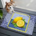 thumbnail image 3 of Yellow Lemons Entryway Rug 2'x3'&nbsp; Non Slip Front Door Mats, Summer Botanical Watercolor Modern Art Entrance Rugs Indoor Outdoor Carpet, Washable Floor Mats Small Area Rug for Bedroom Kitchen, 3 of 8