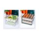 thumbnail image 4 of Caja de huevos de doble capa para mascotas, organizadores de refrigerador de cocina transparente, cajón para verduras, plástico, hogar D Hy, 4 of 5