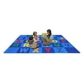 thumbnail image 6 of Patchwork Letters 5'4" x 7'8" area rug in color Multi, 6 of 6