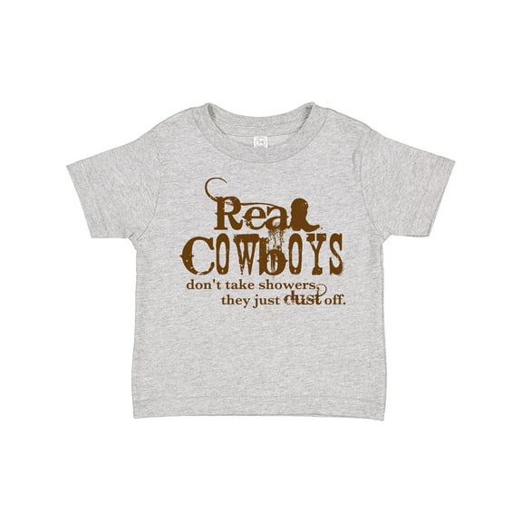 Inktastic Real Cowboys Boys or Girls Toddler T-Shirt