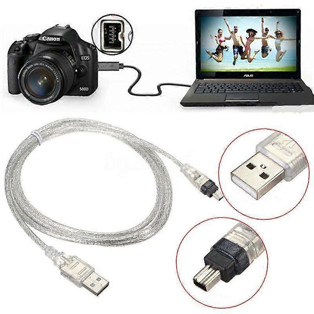 Mini DV MiniDV USB cable FireWire IEEE 1394 HDV camcorder for editing on PC