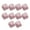 Pink, variant on 10PCS Heart Keycaps 1U Layout, Anti-Fade Ergonomic for Mechanical Keyboards