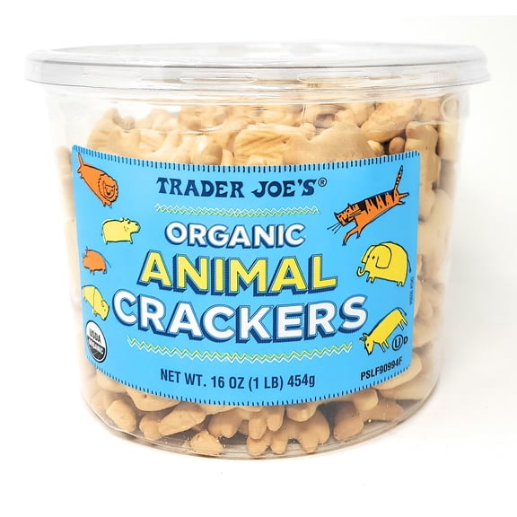 Trader Joes Organic Animal Crackers 16 Oz