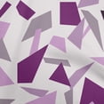 thumbnail image 1 of oneOone Rayon Purple Fabric Geometric Craft Projects Decor Fabric Printed By The Yard 56 Inch Wide, 1 of 4