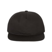 YP Classics - Unstructured Five-Panel Snapback Cap - 6502 - Khaki - Size: Adjustable