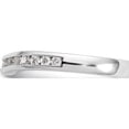 thumbnail image 3 of 14K White Gold Diamond Wedding Band (Size 7) Made In India rm2677b-040-waa, 3 of 5