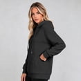 thumbnail image 5 of Hoodies for Women Casual Button Long Sleeve Hooded Sweatshirt Pullover Tops for Fall Winter 2026, 360, 5 of 5
