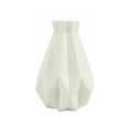 thumbnail image 2 of Ounissouiy Florero de decoración para el hogar, jarrón de plástico blanco, maceta de cerámica de imitación, cesta de flores, jarrones de decoración Decoración del hogar  3505 blanco leche, 2 of 8