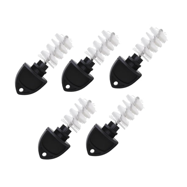 Cepillo para tapones de grifos de cerveza, herramienta de limpieza de tapones de grifos, mantenimiento multiusos compacto 5 piezas