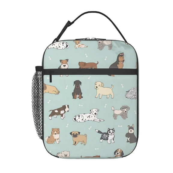 Puppy Dogs Lunch Bag Portable Thermal Lunch Box for Men and Women