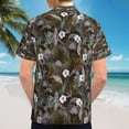 thumbnail image 6 of High Quality Hawaiian Shirts for Men Short Sleeve Aloha Beach Shirt Floral Summer Casual Button Down Shirts Blouses SL3ATQ, 6 of 7