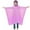 Light Pink, variant on Yuncity Boys Girls Raincoat Plain Color Buttoned Thick Poncho Rain Ponchos Waterproof Rain Jacket One Size