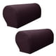 thumbnail image 5 of 2 protectores de reposabrazos, protectores de sillón, funda de sillón, funda de sillón, Café oscuro, 5 of 8