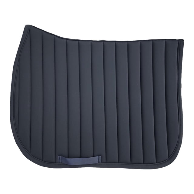 Almohadilla de silla de montar para caballos de cabello portátil cómodo versátil versátil almohadilla de para el entrenamiento deportivo al aire Negro