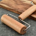 thumbnail image 2 of Pin Pizza Roller, Forma Pin Rodillo Rodillo Rodillo Con Eje De Metal De Madera De Haya Para Hornear, Pizza, Accesorios Para Hornear. Afortunado Sencillez, 2 of 5