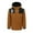 58 Brown, variant on Qeaghou Women's Heated Jackets With Hood Waterproof Winter Outdoor Heated Jacket Lightweight Warm Soft Shell Rechargeable Heating Coat