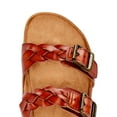 thumbnail image 5 of Time and Tru Women’s Braided Two Band Footbed Slide Sandals, 5 of 6