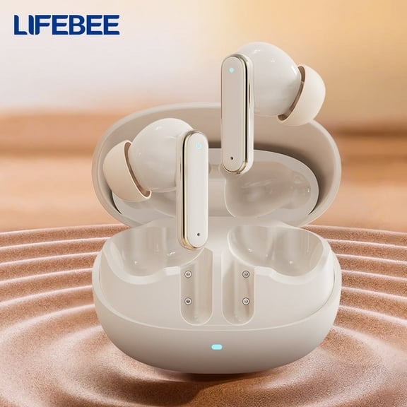 LIFEBEE  TWS Bluetooth Headphones Q23 with Touch Control, Wireless Earbuds Bluetooth 5.4 ,  4-6H Playtime, Type-C Charging with Charging Case