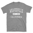 thumbnail image 1 of Weaverville California Classic Established Men's Cotton T-Shirt, 1 of 1
