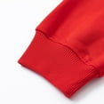 thumbnail image 3 of Gibobby Sudaderas para Mujer Sudadera de manga larga con patrón con cuello redondo para mujeres adolescentes y estudiantes(Rojo,CH), 3 of 4