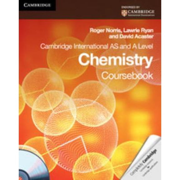 Pre-Owned Cambridge International AS and A Level Chemistry Coursebook with CD-ROM (Cambridge International Examinations) (Paperback) 0521126614 9780521126618