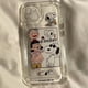 thumbnail image 5 of Bonita funda de teléfono con dibujos animados de la familia Snoopy y Charlie Brown para iPhone 15, 14, 13, 12, 11 Pro Max, carcasa trasera suave y transparente, regalo para pareja, 5 of 5
