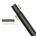 thumbnail image 7 of Logmey Black Curtain Rod 28"-48" Adjustable with Ball Top Cover, 7 of 7