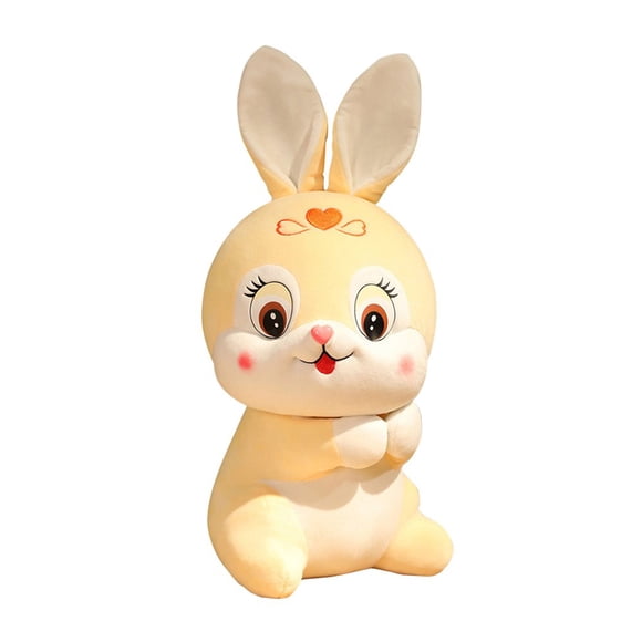 MesaSe Large Rabbit Plush Toys 55cm/22in Mascot Of The Year Of The Rabbit Toy Doll New Year‘s Day Decorations Shopping Mall Pendant
