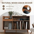 thumbnail image 6 of Record Player Stand with Charging Station, Vinyl Record Storage Cabinet, Turntable Stand, 6 of 8