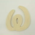 thumbnail image 3 of Package of 1, 10 Inch X 3/4" Thickness Baltic Birch Wood Letter W in The Waltograph Font, Thick for Art & Children Craft Project, Made in USA, 3 of 4